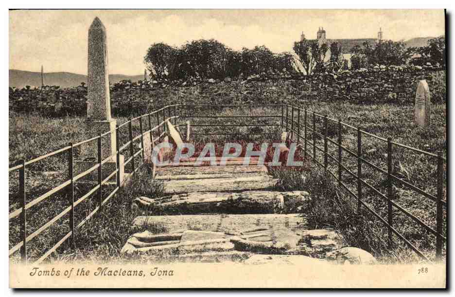 CPA Tombs of The Macleans Iona
