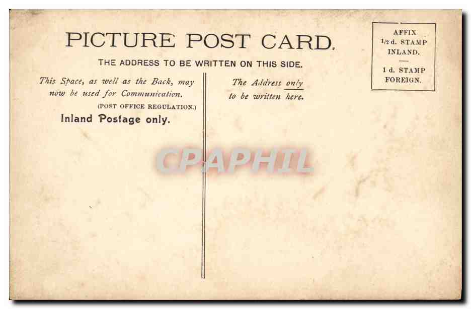 Llanberis Pass — vue du col entre montagnes — éditeur non identifié, n° 20954 — Verso