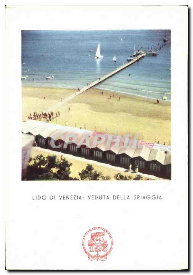 CPA Venezia Veduta Della Spiaggia