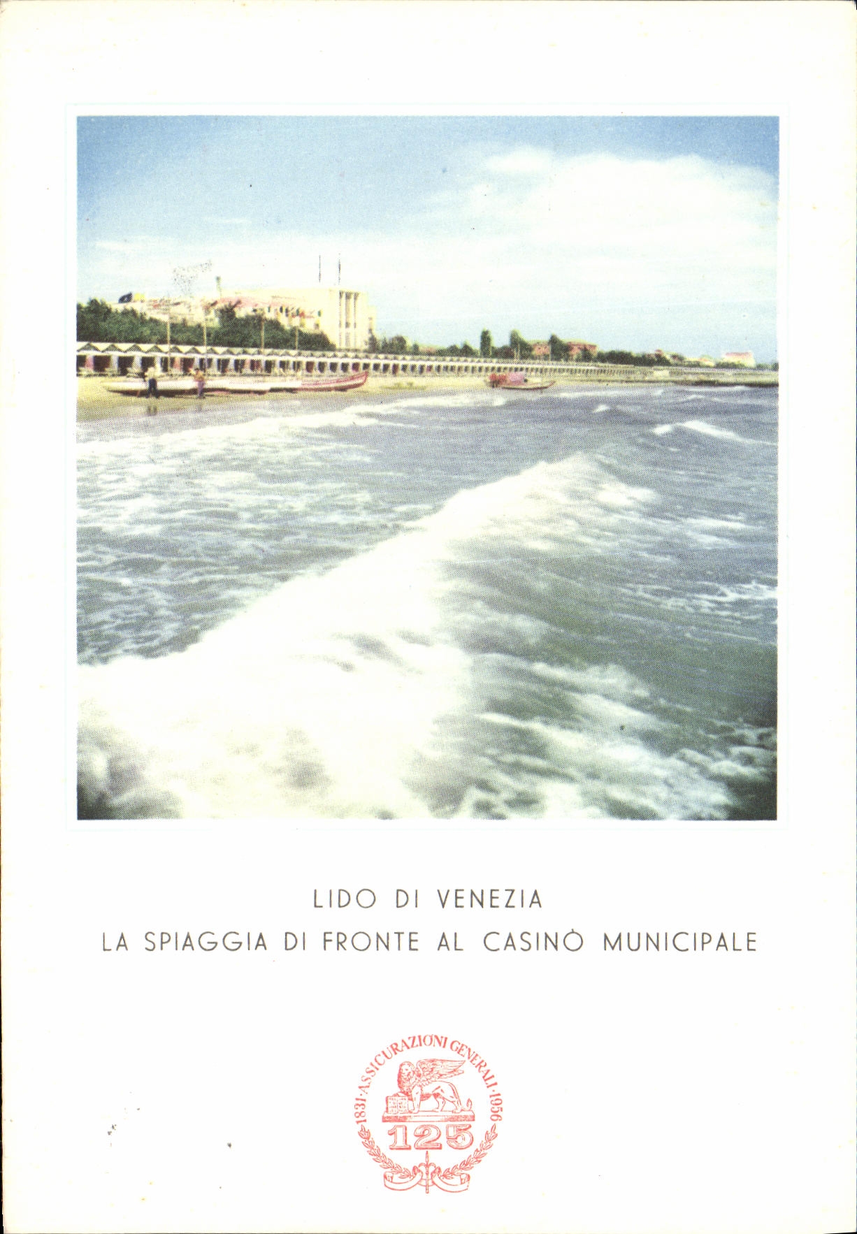 CPA Venezia La Spiaggia Di Fronte Al Casino Municipale