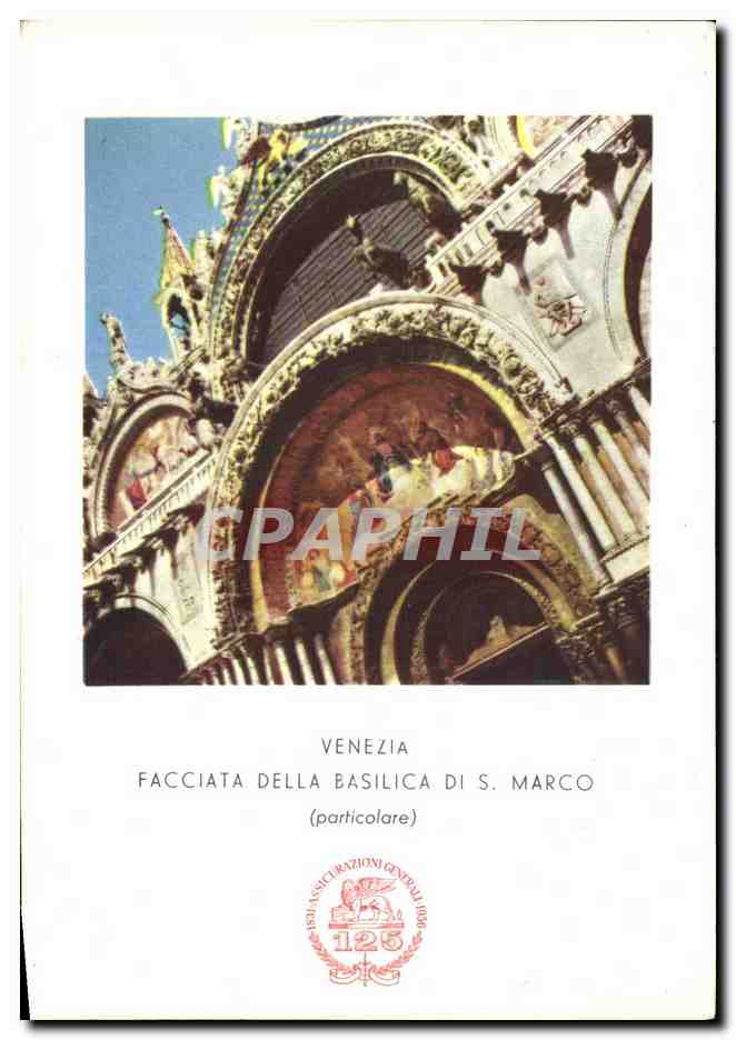 CPA Venezia Facciata Della Basilica 