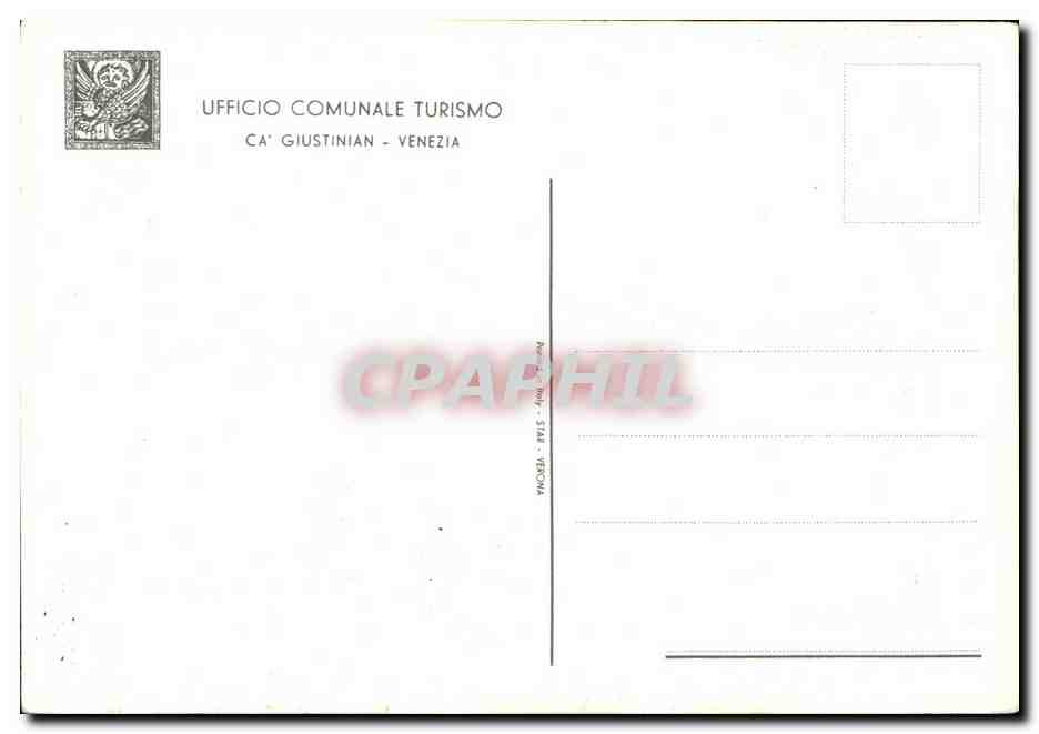 CPA Venezia Facciata Della Basilica  — Rückseite