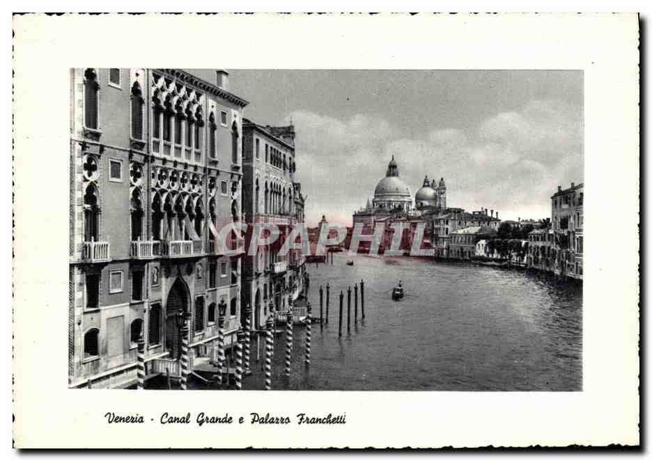 CPA Venezia Canal Grande e Palazzo Franchetti