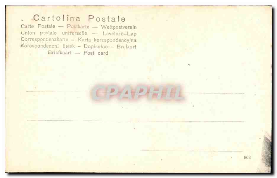 CPA Onestinghel Casa di Romeo — Rückseite