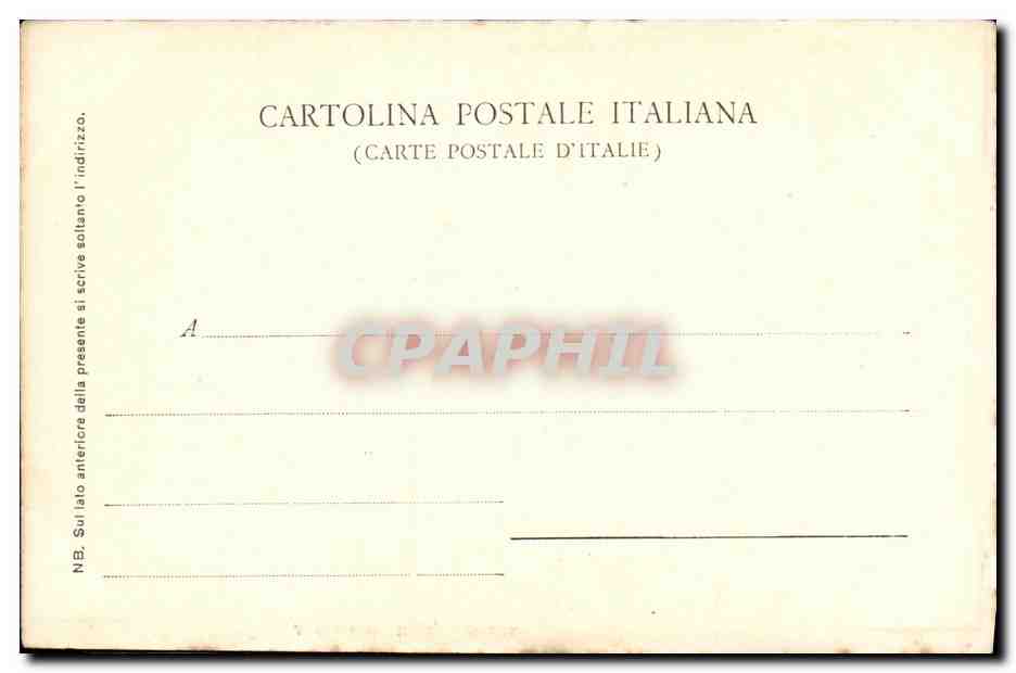 CPA Verona Giardino Giusti — Rückseite