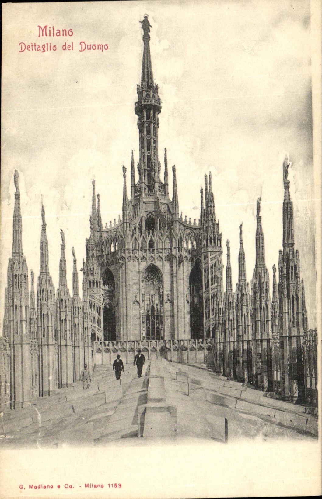 CPA Milano Dettaglio Del Duomo