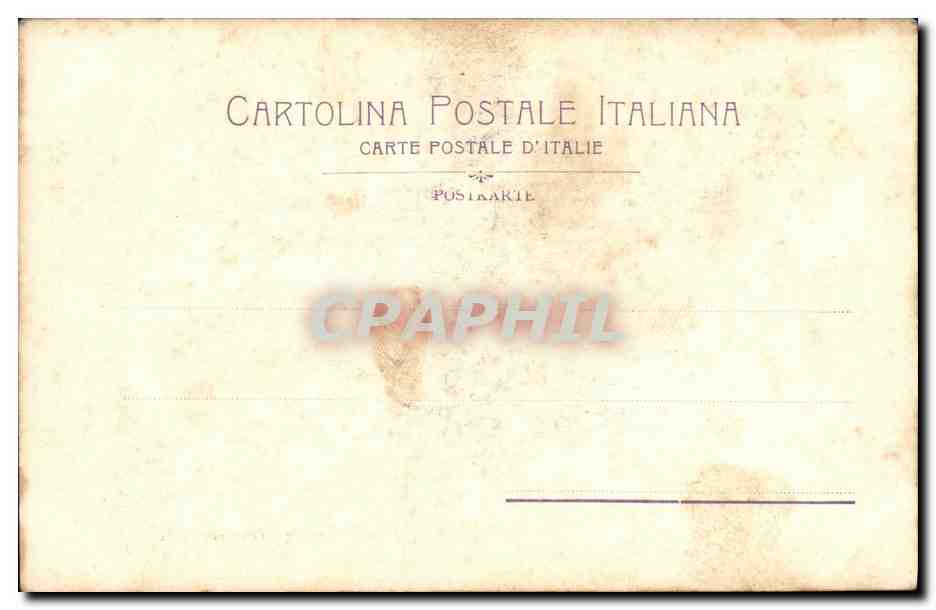 CPA Milano S Bartolomeo Interno del Duomo — Verso