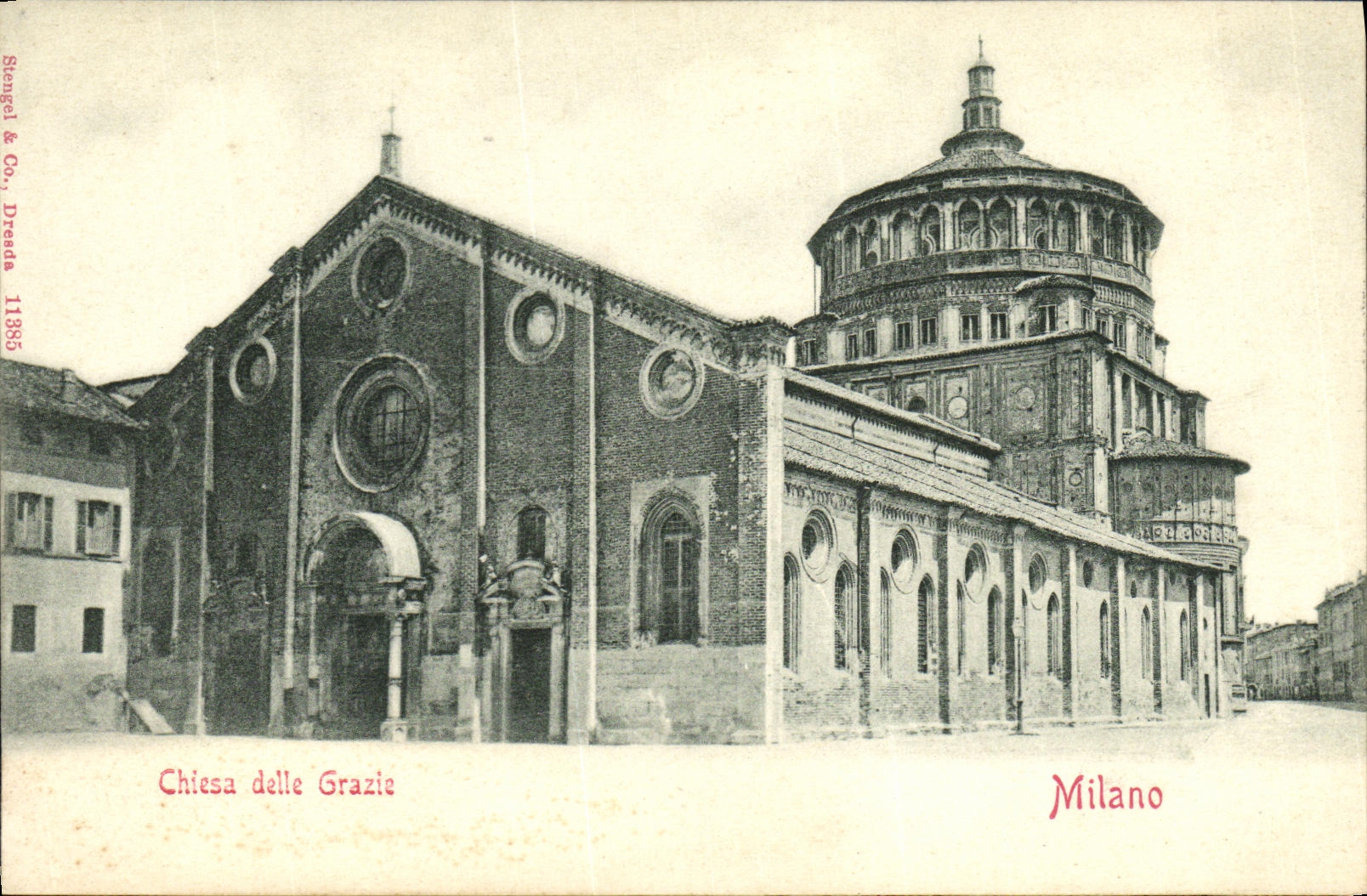 CPA Milano Chiesa Delle Grazie