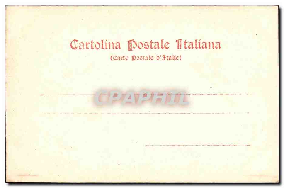 CPA Milano Interno Del Duomo — Rückseite