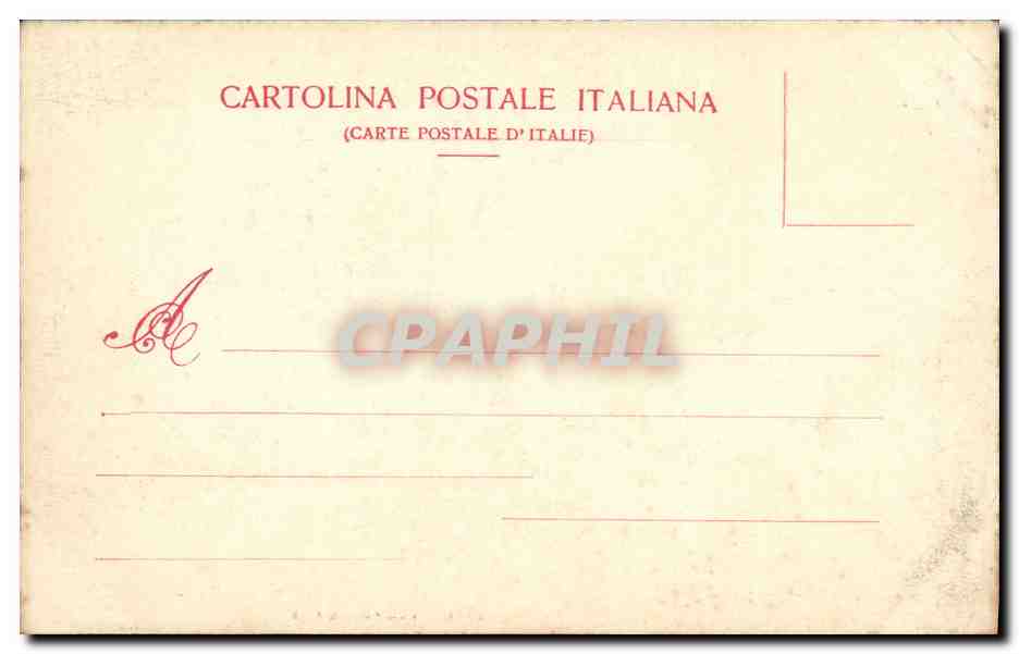 CPA Milano Un Saluto del Duomo  — Rückseite