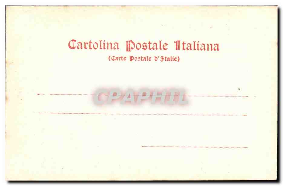 CPA Milano Sopra Duomo Dettagli — Rückseite