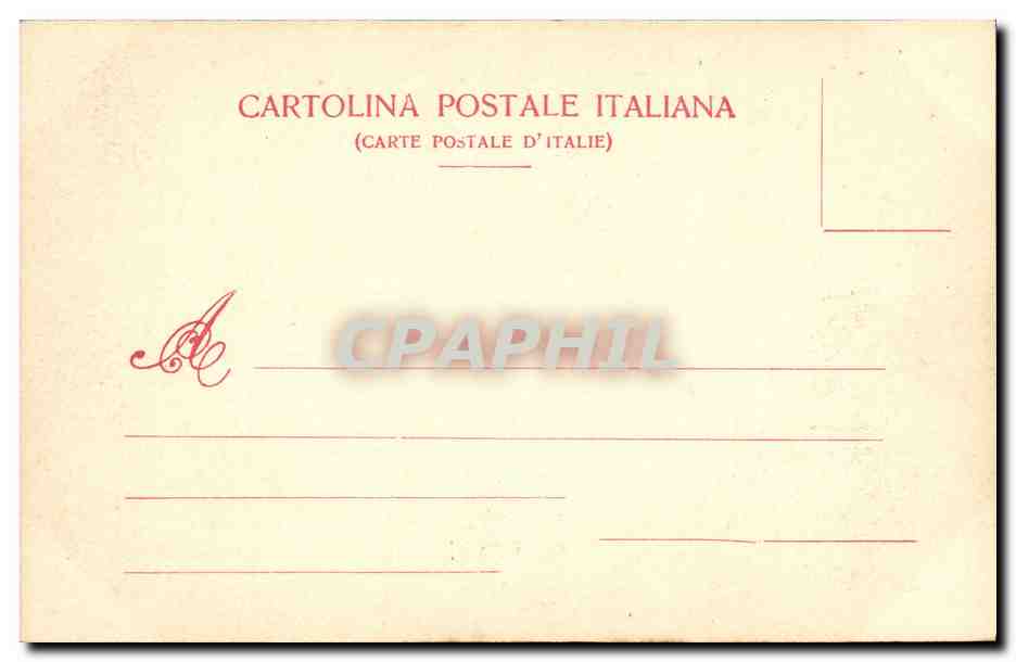 CPA Milano Il Castello Sforzesco — Verso