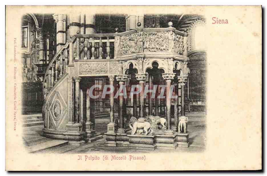 CPA Siena Il Pulpito di Niccolo Pisano