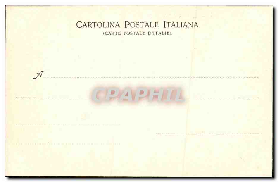 CPA Pompei Casa dei Vettit Peristilic — Rückseite