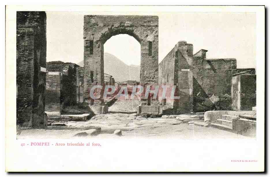 CPA Pompei Arco trionfale al Foro