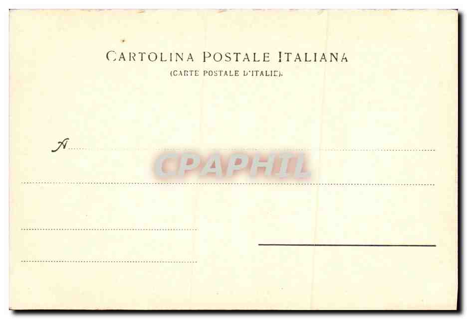 CPA Pompei Quartiere dei Soldati Scuola dei Gladiatori — Rückseite