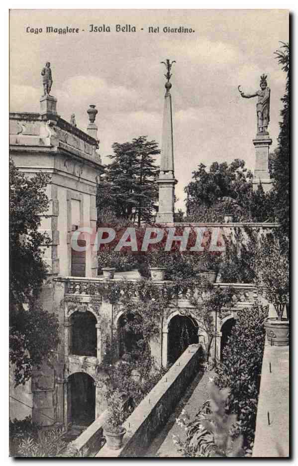 CPA Lago Maggiore Isola Bella Giardino
