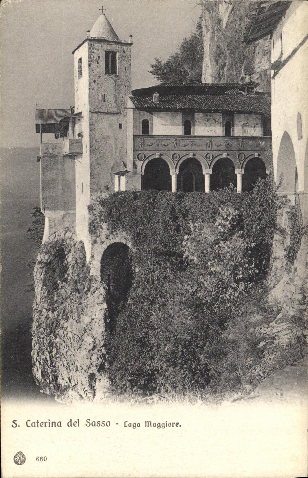 CPA S Caterina del Sasso Lago Maggiore 