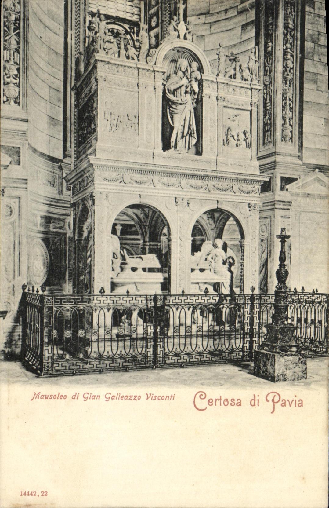 CPA Mausoleo di Gian Galleazze Visconti Certosa di Pavia