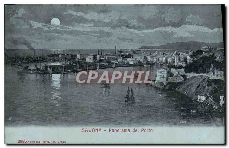 CPA Savona Panorama del Porto