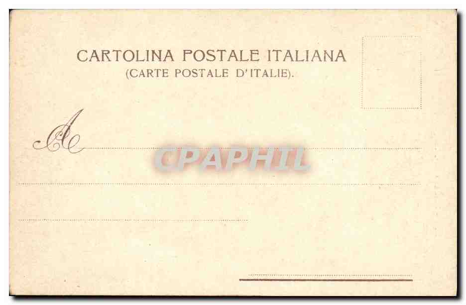 CPA Pompei Panorama degli Scavi e Vesuvio — Rückseite