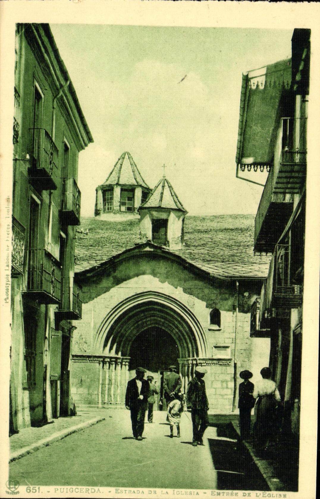 CPA Puigcerda Estrada de la Iglesia 