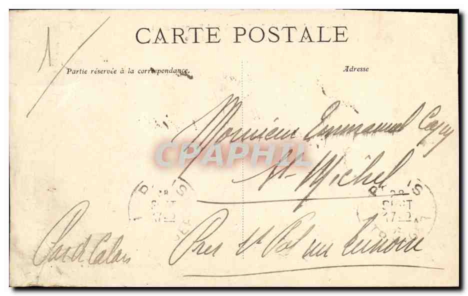 CPA French Guinea Conakry The hulk of the S S Columbia — Rückseite