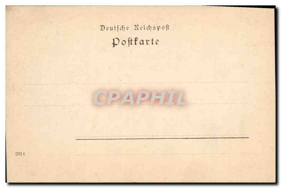 CPA Gruss aus Berlin Reichstagsgebaude — Rückseite