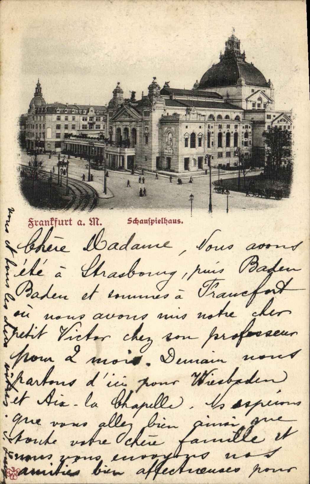 CPA Frankfurt a M Schausspielbaus