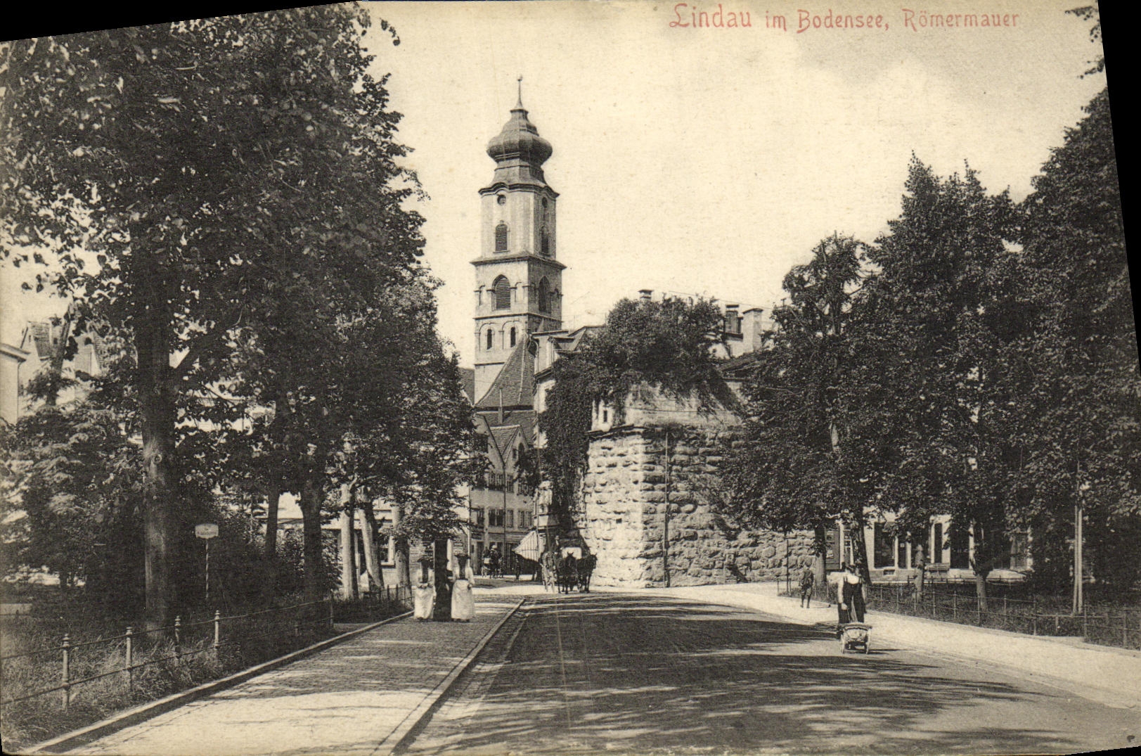 CPA Lindau im Bodensee Romermauer