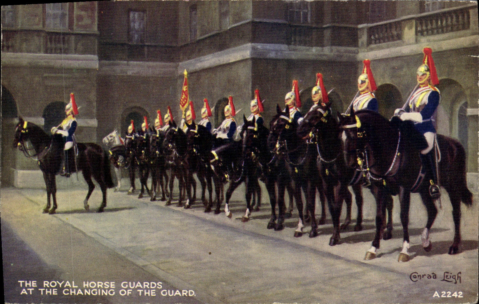 CPM The Royal Horse Gaurds at the Changing of the Gaurd