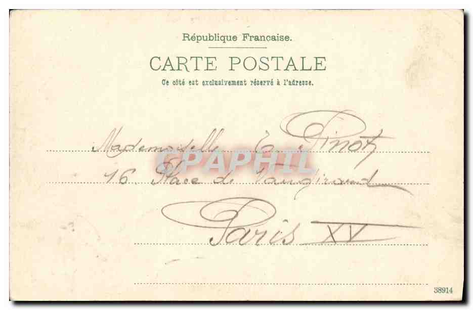 CPA Delle  — Rückseite