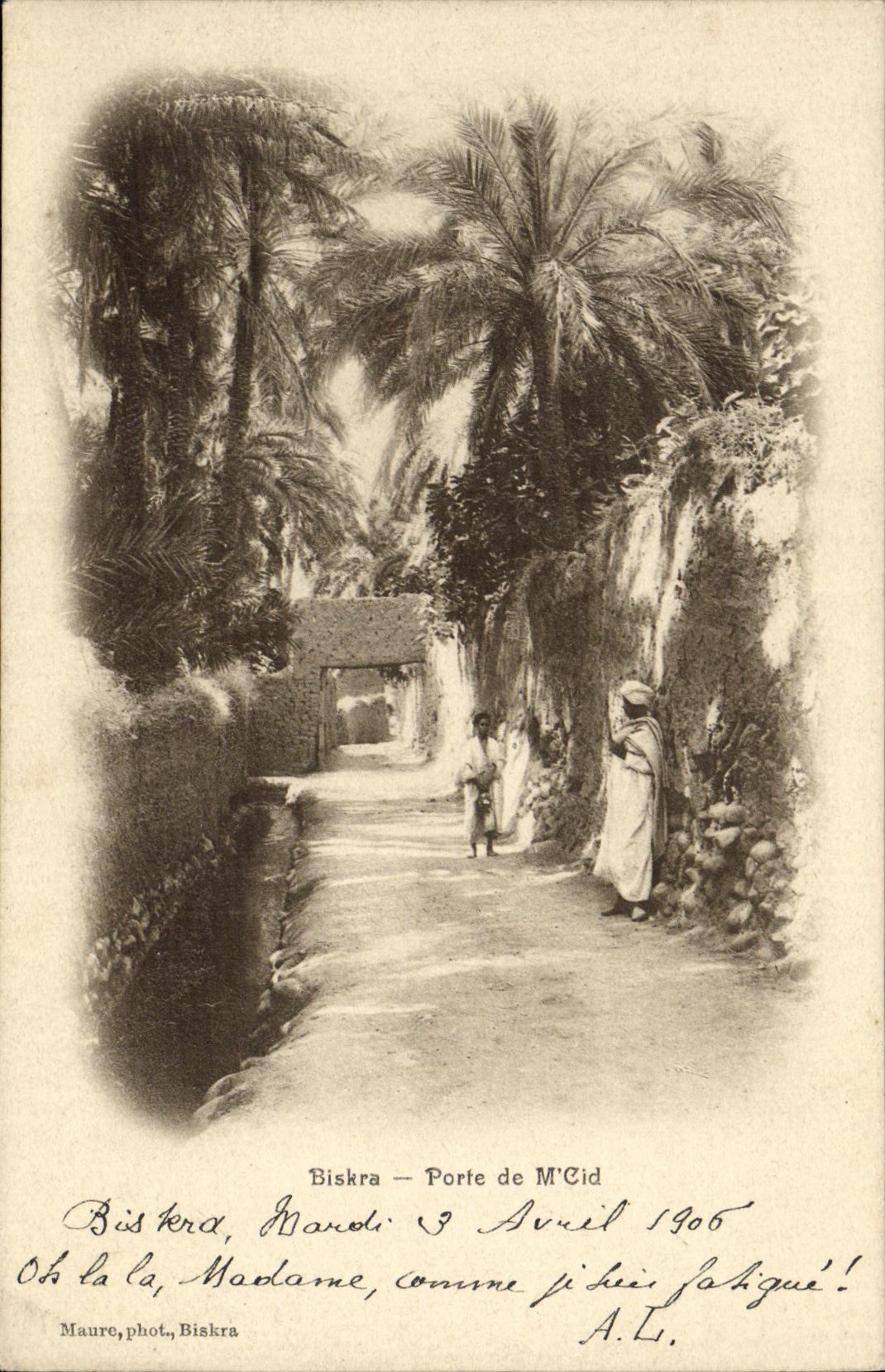 Biskra — Porte de M'Cid — Maure, phot. Biskra