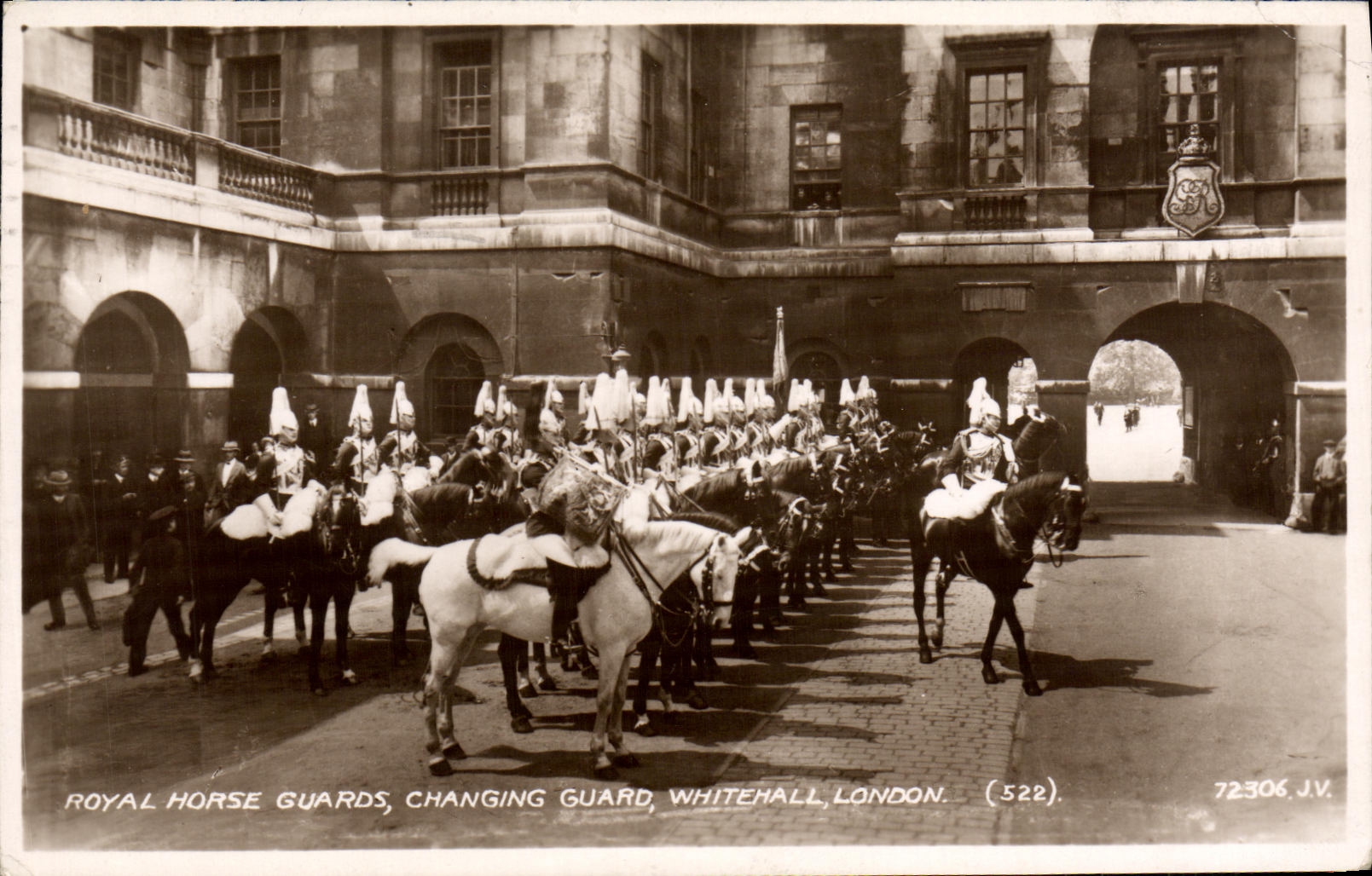 CPA Royal Horse Guards Changing Guard Whitehall London