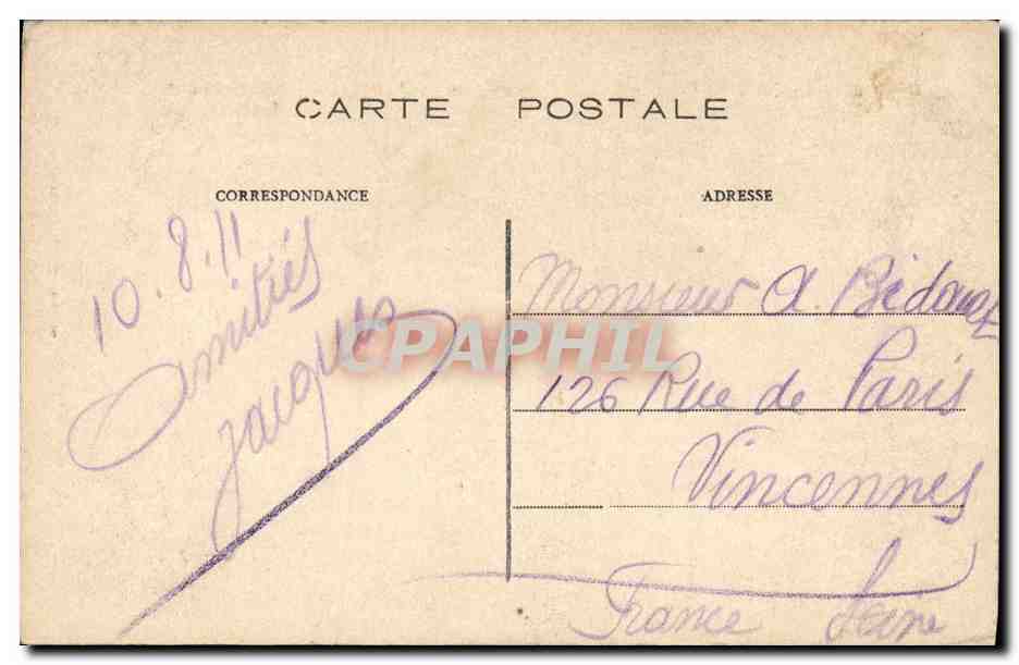 CPA Anvers Le Theatre flamand — Back