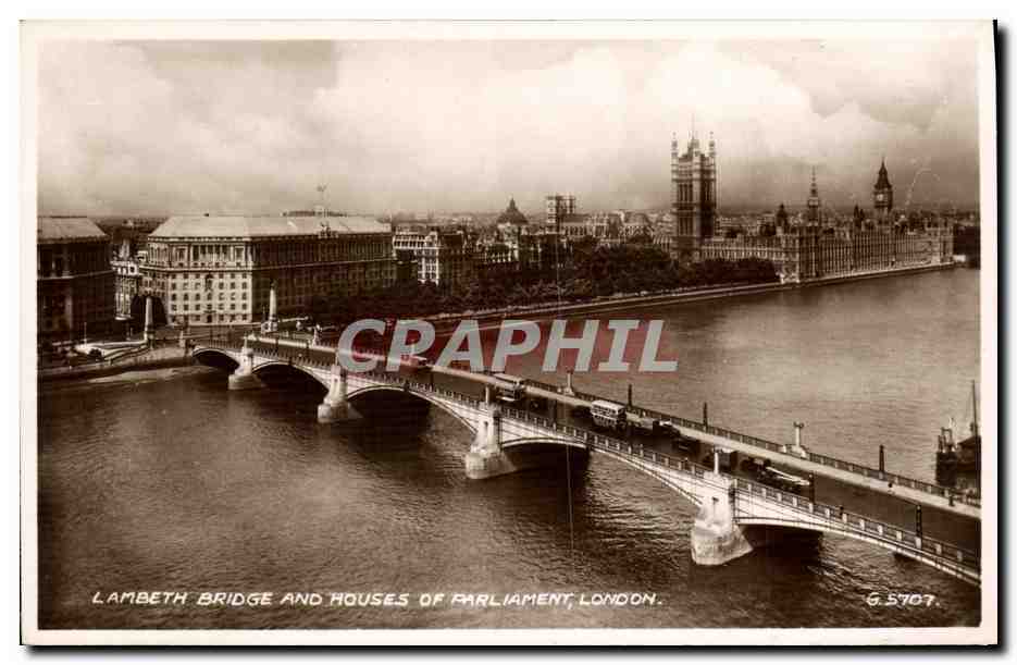 CPA Lambeth Bridge and Houses of Parliament London