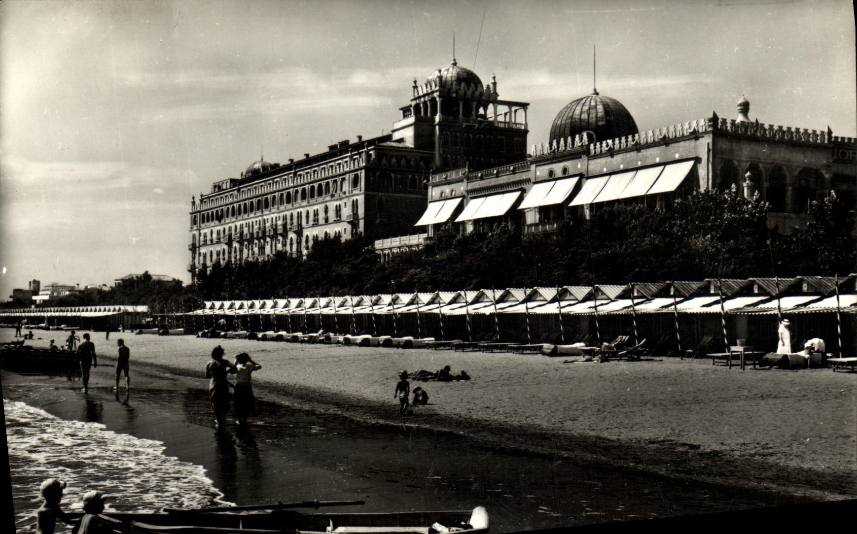 CPM Venezia Lido Plage de l Hotel Excelsior 