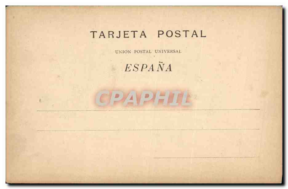 CPA Fuenterrabia Fortaleza — Rückseite
