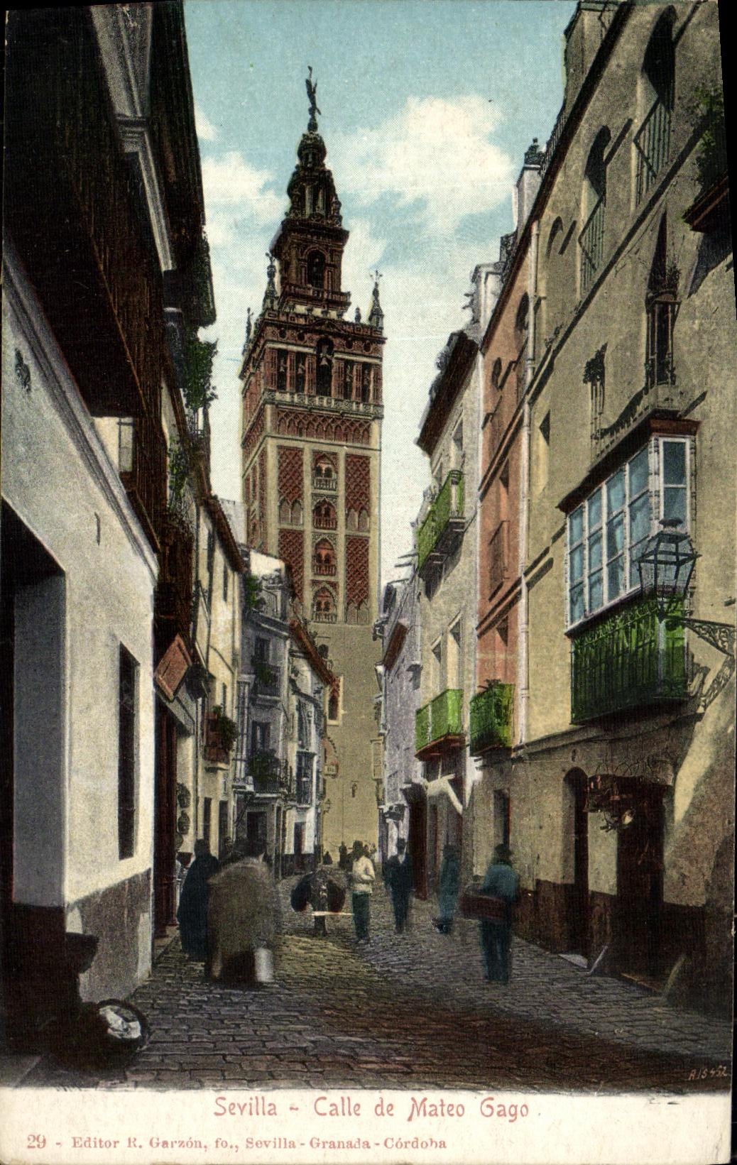 CPA Sevilla Calle de Mateo Gago