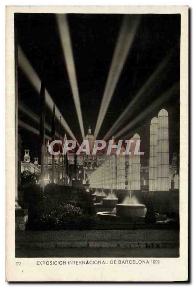 CPA Exposición Internacional de Barcelona 1929
