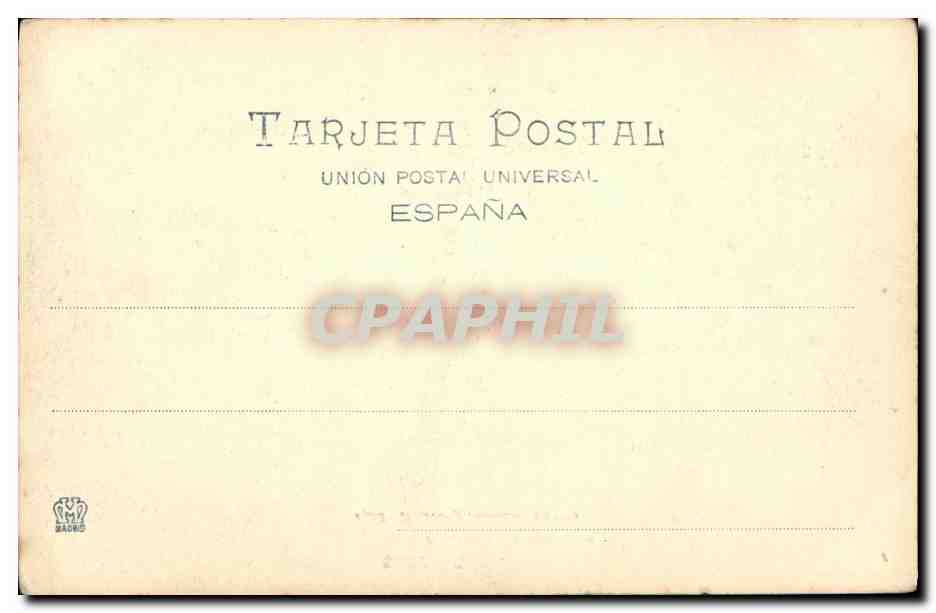 CPA Barcelona Palacio de Justicia — Rückseite