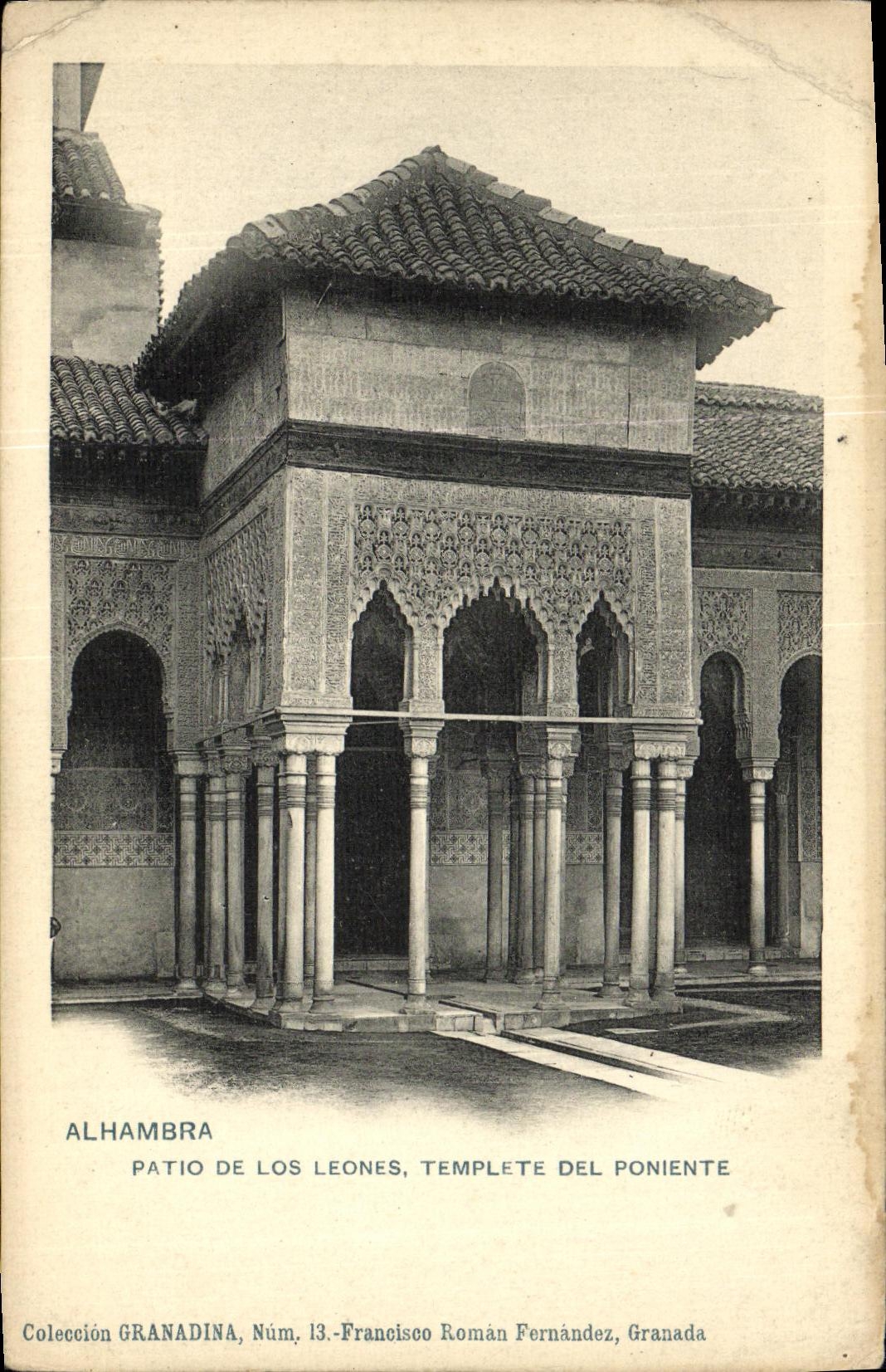 CPA Alhambra Patio de los leones Templeate del Poniente