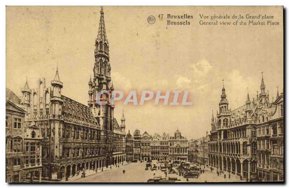 CPA Bruxelles Vue generale de la grand place