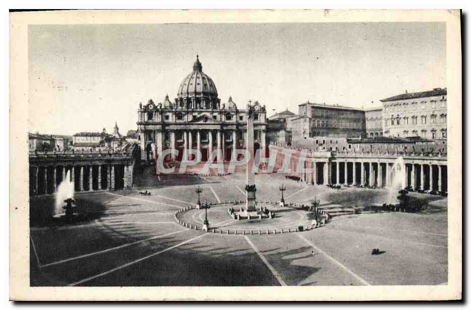 CPA Roma Square and S Peter s Basilo