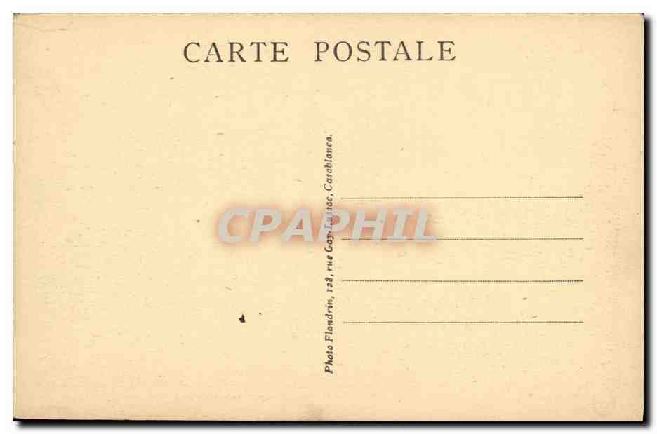 CPA Marog Derriere l atlas Casbah saharienne — Back