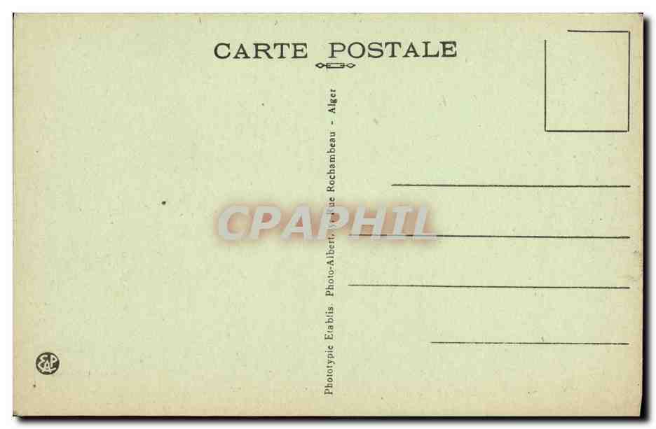 CPA Mazagan La Salle d Armes des Portugais — Back
