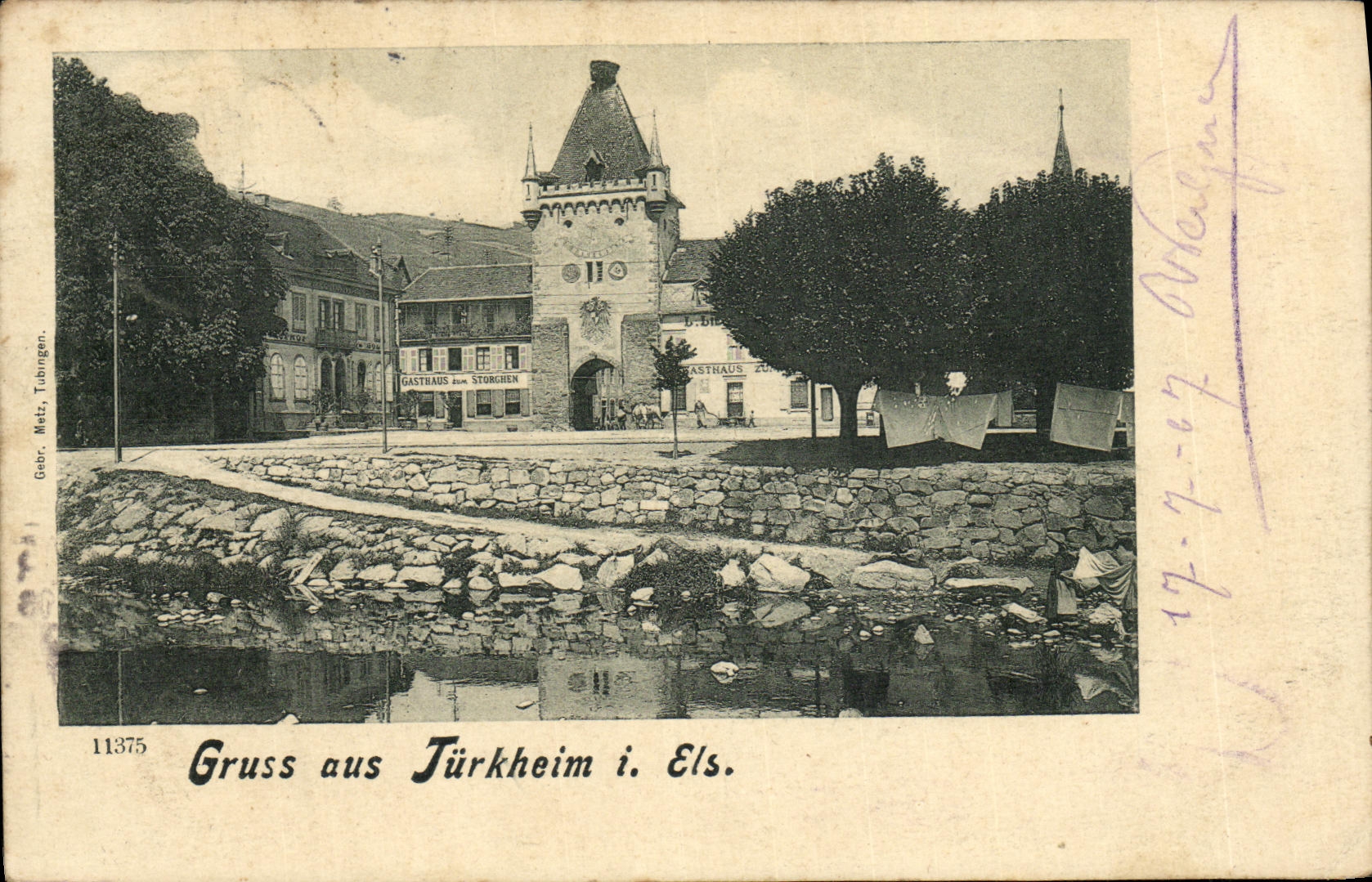 CPA Gruss aus Turckheim i Els