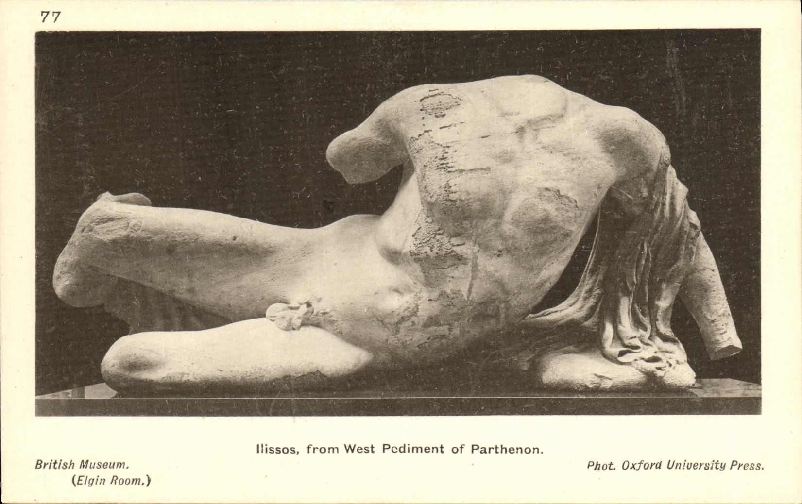 CPA llissos from West Pediment of Parthenon British Museum