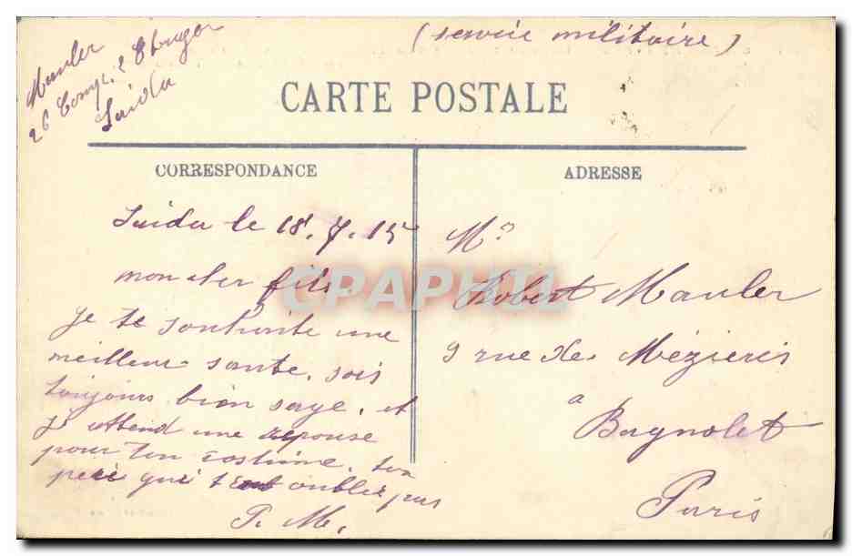 Chamelières traversant les sables — entre Biskra et Tougourt — Collection Idéale P.S. n°467 — Rückseite