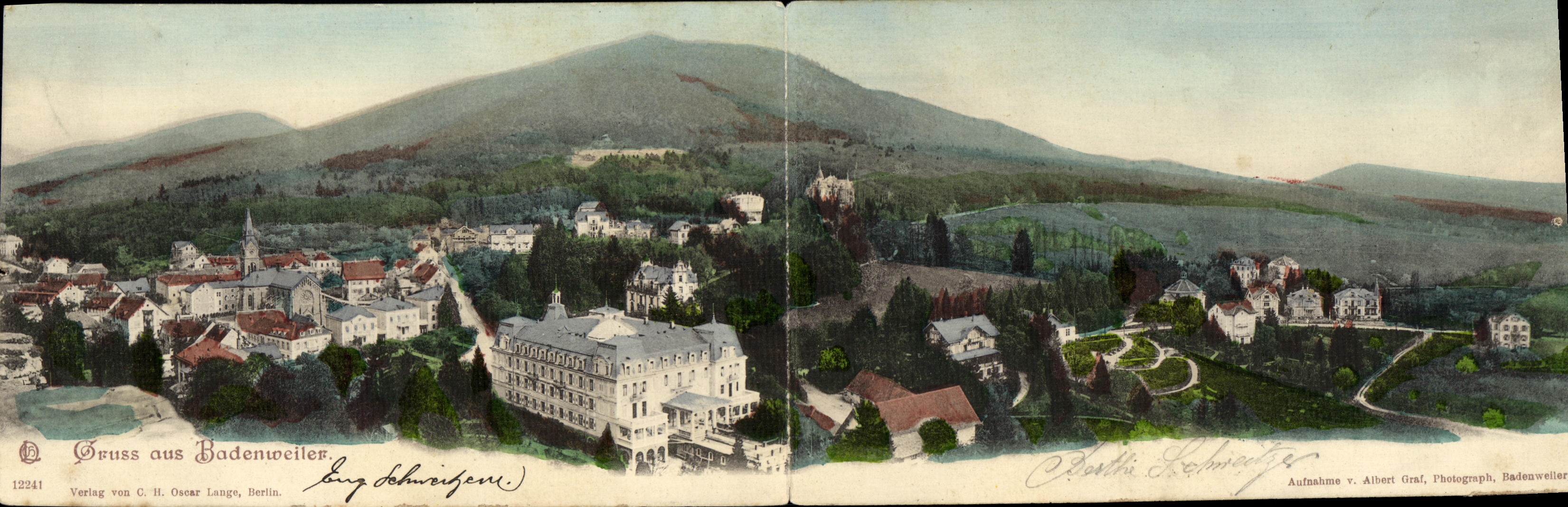 CARTE DOUBLE Badenweiler 